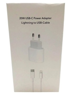 Ładowarka USB-C 20W z kablem usb-c lightning zestaw Iphone