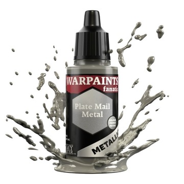 The Army Painter: Warpaints - Fanatic - Metallic - Plate Mail Metal NEW