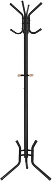 Wieszak stojący metal Songmics czarny rcr17b