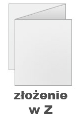 Ulotka składana A4 do DL pełen kolor 400szt.