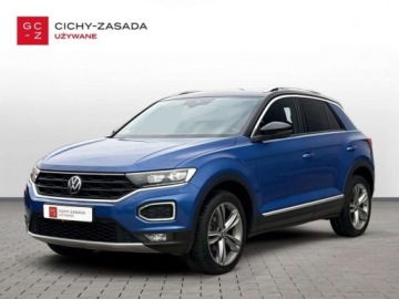 Volkswagen T-Roc I SUV 1.5 TSI ACT 150KM 2021 Volkswagen T-Roc 1.5TSI 150KM Premium DSG Kamera NiskiPrzebieg ACC ASO Sal