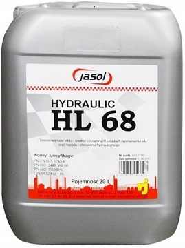 Jasol Hydraulic HL 68 olej hydrauliczny 20 L