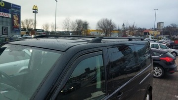 Рейлинги VW T6 T5 Black Long Transporter