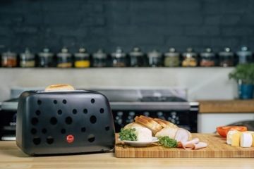 Тостер Eldom Toaster TO245 DOTTY черная решетка