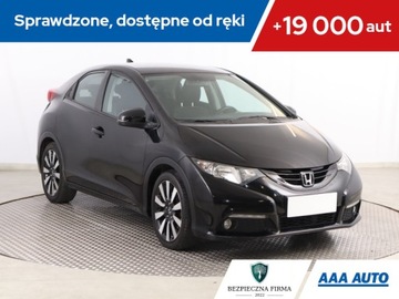Honda Civic IX Hatchback 5d 1.4 i-VTEC 100KM 2014 Honda Civic 1.4 i-VTEC, Salon Polska, Serwis ASO