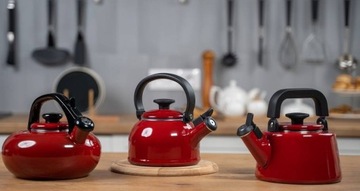 FORCHETTO Czajnik EMALIOWANY Moderno 2,1L CZERWONY