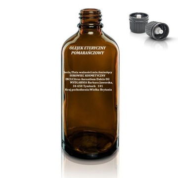 Olejek eteryczny Orange 100ml Pomarańczowy