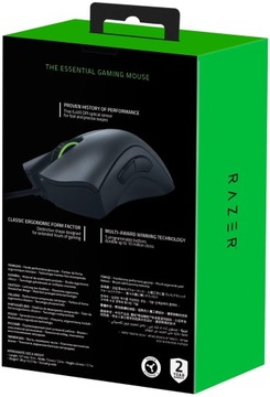 Myszka przewodowa Razer DeathAdder Essential sensor optyczny