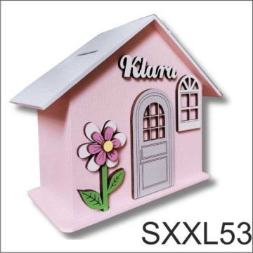 Копилка XXL с НАЗВАНИЕМ, подарок на день рождения для девочки