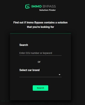 ОБХОД ИММО ИММО ВЫКЛ. PIN-код VIRGIN KEY
