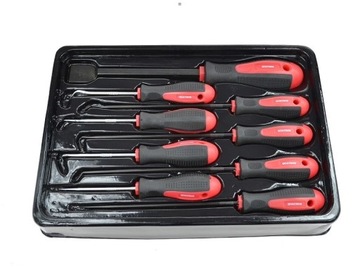 Zestaw 9szt. grotów i skrobaków QS14122 Quatros