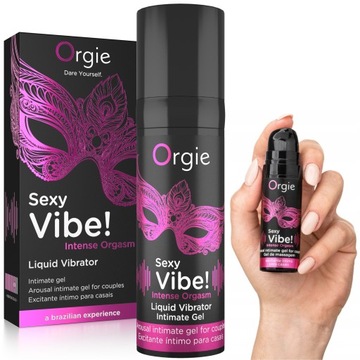 ŻEL POTĘGUJĄCY ORGAZM LUBRYKANT INTENSYWE MROWIENIE ORGIE Sexy Vibe! 15 ml