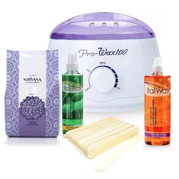 DEPILACJA Podgrzewacz lotion WOSK Twardy Lavender