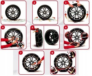 Łańcuchy WX-9 215/55/R18 275/35/R18 245/40/R19 215/60/R17 215/45/R20