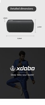 Совместимость с портативными динамиками XDOBO X8 мощностью 60 Вт