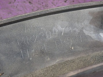 MITSUBISHI CHALLENGER PAJERO SPORT I K9 98- LIŠTA BLATNÍKU PRAVÁ MR230970