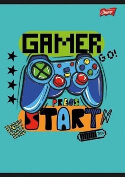 ZESZYT 16 A5 LIN.KOL.GAMEPAD