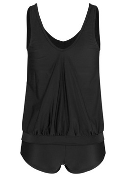 TANKINI OVERSIZE CZARNY 54 1F2E25 BONPRIX TOP OD