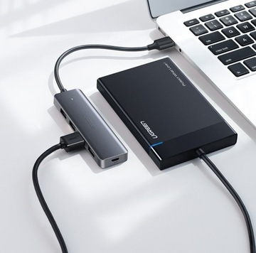 АДАПТЕР UGREEN HUB SPLITTER USB-C TYPE-C НА 4x USB 3.0 ПЕРЕДАЧА ДО 5 Гбит/с