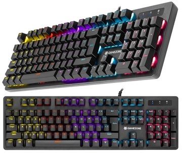 KLAWIATURA MECHANICZNA GAMINGOWA RGB E-SPORTOWA