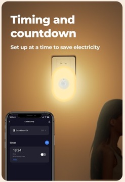 НОЧНИК Tuya SMART RGB С ДАТЧИКОМ ДВИЖЕНИЯ