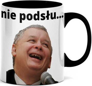 KUBEK PREZESA Z KACZYŃSKIM REBUS ANTY PIS JAREK