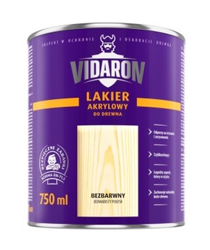 VIDARON LAKIER AKRYLOWY BEZBARWNY POŁYSK 0,75L