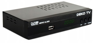 Тюнер-декодер DVBT2 DekoTV PRO Наземное телевидение DVB-T2 HEVC H.265 DEKO