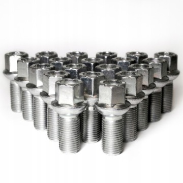 Šrouby na kola ráfků M14x1.5x27mm Kula Klíč 17