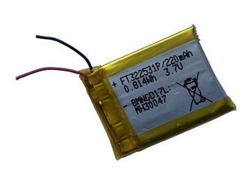 Bateria akumulator FT322531P 3.7V 220mAh 0.814Wh