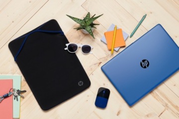 Двусторонний защитный синий чехол HP для ноутбука с диагональю 15,6 дюйма