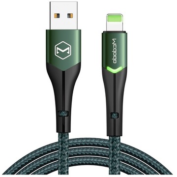 MCDODO KABEL USB LIGHTNING SZYBKIEGO ŁADOWANIA 36W DO IPHONE 13 14 2M LED