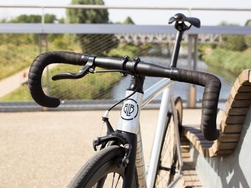 Гусеничный велосипед с фиксированной передачей BLB LA Piovra серебристый 52