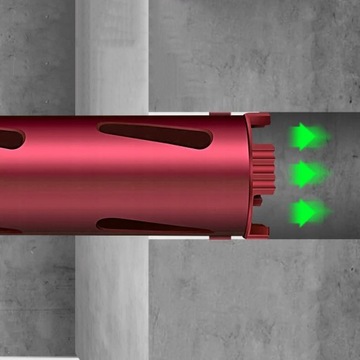 WIERTŁO KORONOWE DIAMENTOWE DO BETONU 132 mm WIERTNICA OTWORNICA NA SUCHO