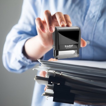 TRODAT STAMP 4913 НА 8 СТРОК ДИЗАЙН КОРПОРАТИВНОГО ЛИЧНОГО ОФИСА + ЛАСТИК