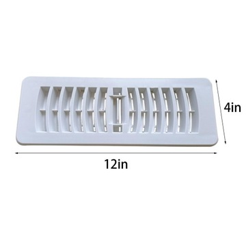 Напольный воздушный дефлектор Прочный настенный воздушный дефлектор белого цвета