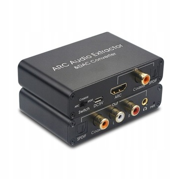 192KHz ARC adapter audio HD ekstraktor dźwięku