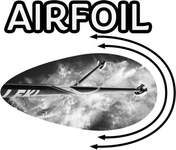 Leki Airfoil 3D Черный/Красный 2024 шеста 125 см