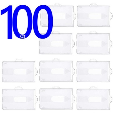 100 szt. Oprawka holder ETUI do kart zbliżeniowych