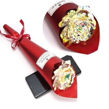 ВЕЧНАЯ РОЗА ПОДАРОК ​​+ МЕДВЕДЬ В МЕТАЛЛИЧЕСКОЙ КОРОБКЕ + 3 АРОМАТНЫЕ РОЗЫ