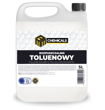 ROZPUSZCZALNIK ROZCIEŃCZALNIK TOLUENOWY TOLUEN do FARB do LAKIERÓW 5L