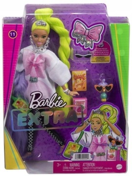 LALKA BARBIE Extra Komplet Papużka Akcesoria HDJ44
