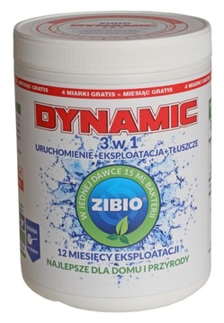 BAKTERIE do SZAMBA OCZYSZCZALNI ZIBIO DYNAMIC 3w1