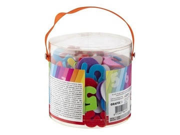 NAKLEJKI Z PIANKI NAKLEJKI LITERKI DLA DZIECI