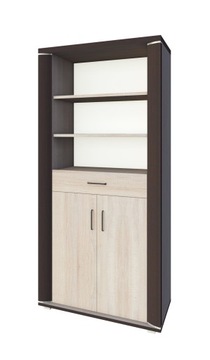 Nowoczesny Regał 90cm Dąb Sonoma LORI