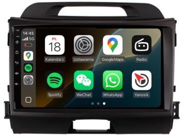 Kia Sportage 3 Nejnovější Android Carplay Rádio Navigace