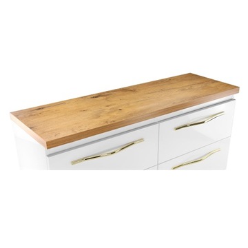 Blat roboczy półka wymiar 120 cm dąb lancelot loft