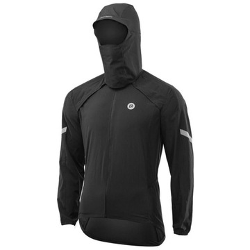 ROCKBROS Kurtka Rowerowa 3w1 Softshell Odpinana Kamizelka Czarna XL
