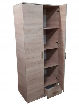 SZAFA DO SYPIALNI 80CM SONOMA-BIAŁA PRODUCENT
