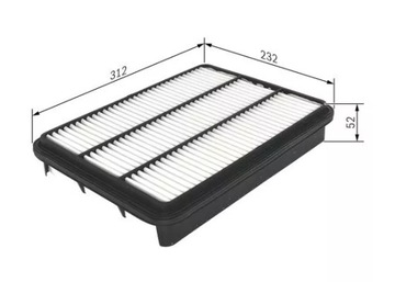 BOSCH F 026 400 225 FILTR VZDUCHU